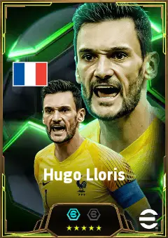 Hugo Lloris eFootball 2026 player card, 85 OVR GK