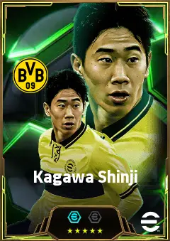 Kagawa Shinji eFootball 2026 player card, 85 OVR AMF