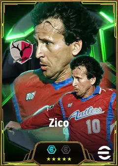 Zico eFootball 2026 player card, 83 OVR AMF