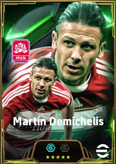Martín Demichelis eFootball 2026 player card, 84 OVR CB