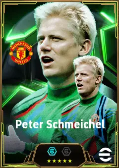 Peter Schmeichel eFootball 2026 player card, 86 OVR GK