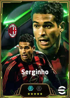 Serginho eFootball 2026 player card, 83 OVR LMF