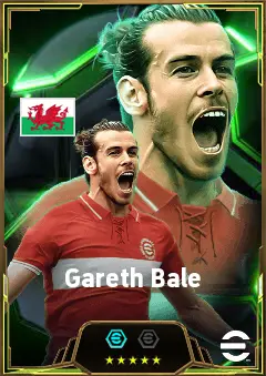 Gareth Bale eFootball 2026 player card, 83 OVR CF