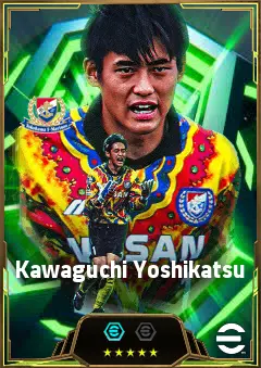 Kawaguchi Yoshikatsu eFootball 2026 player card, 83 OVR GK
