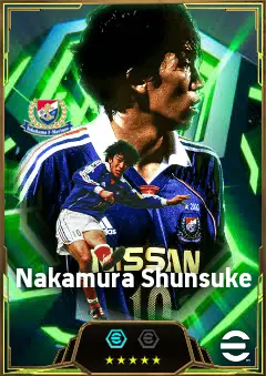 Nakamura Shunsuke eFootball 2026 player card, 83 OVR AMF
