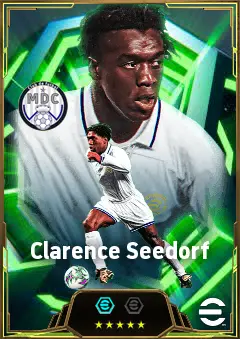Clarence Seedorf eFootball 2026 player card, 86 OVR CMF