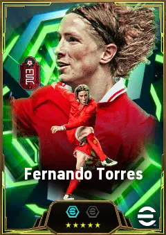 Fernando Torres eFootball 2026 player card, 83 OVR CF
