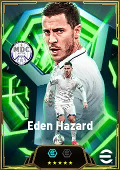 Eden Hazard eFootball 2026 player card, 83 OVR LWF