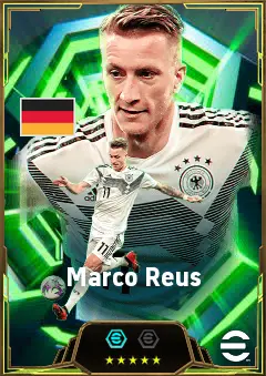 Marco Reus eFootball 2026 player card, 85 OVR LMF