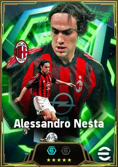 Alessandro Nesta eFootball 2026 player card, 86 OVR CB