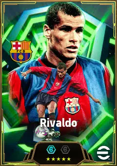 Rivaldo eFootball 2026 player card, 86 OVR AMF