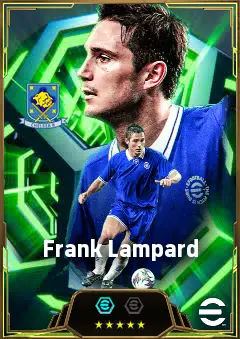 Frank Lampard eFootball 2026 player card, 85 OVR CMF