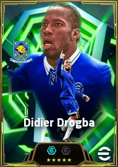 Didier Drogba eFootball 2026 player card, 86 OVR CF