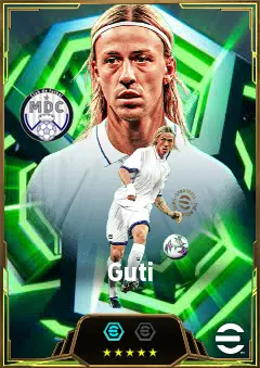 Guti eFootball 2026 player card, 85 OVR CMF