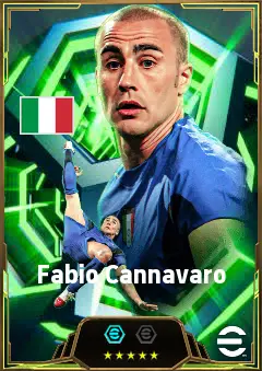 Fabio Cannavaro eFootball 2026 player card, 87 OVR CB