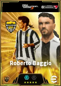 Roberto Baggio eFootball 2026 player card, 86 OVR AMF