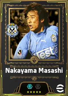Nakayama Masashi eFootball 2026 player card, 83 OVR CF