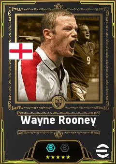 Wayne Rooney eFootball 2026 player card, 83 OVR SS