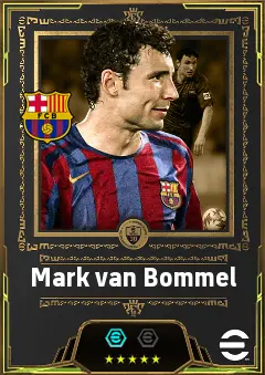 Mark van Bommel eFootball 2026 player card, 85 OVR CMF