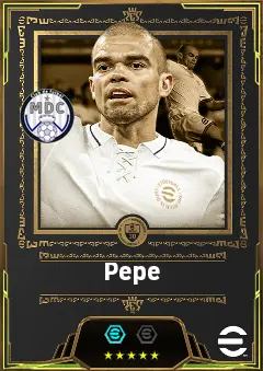 Pepe eFootball 2026 player card, 86 OVR CB
