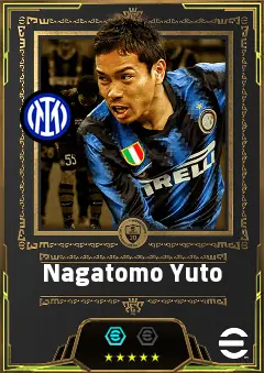 Nagatomo Yuto eFootball 2026 player card, 84 OVR LB
