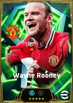 Wayne Rooney eFootball 2026 player card, 87 OVR SS