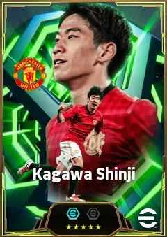 Kagawa Shinji eFootball 2026 player card, 85 OVR AMF