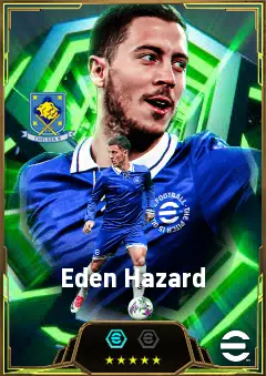Eden Hazard eFootball 2026 player card, 87 OVR AMF