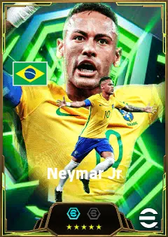 Neymar Jr eFootball 2026 player card, 87 OVR LMF