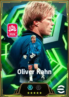 Oliver Kahn eFootball 2026 player card, 84 OVR GK