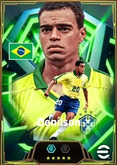 Denílson eFootball 2026 player card, 82 OVR LWF