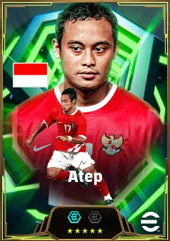 Atep eFootball 2026 player card, 82 OVR LWF