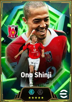 Ono Shinji eFootball 2026 player card, 83 OVR AMF