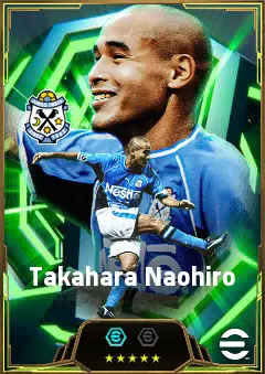 Takahara Naohiro eFootball 2026 player card, 83 OVR CF