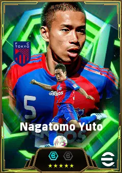 Nagatomo Yuto eFootball 2026 player card, 83 OVR LB