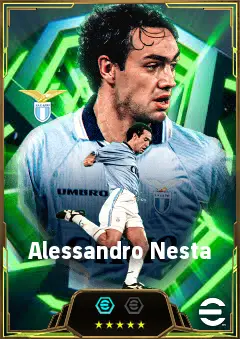 Alessandro Nesta eFootball 2026 player card, 87 OVR CB