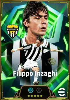 Filippo Inzaghi eFootball 2026 player card, 83 OVR CF