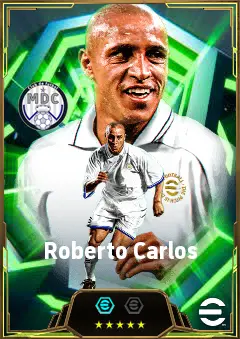 Roberto Carlos eFootball 2026 player card, 87 OVR LB