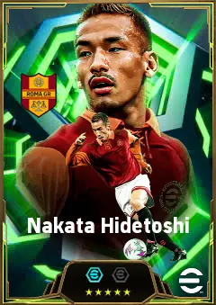 Nakata Hidetoshi eFootball 2026 player card, 85 OVR AMF