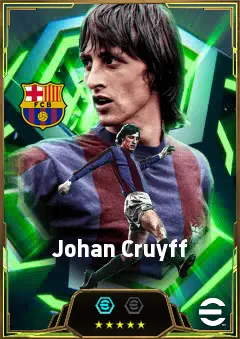 Johan Cruyff eFootball 2026 player card, 88 OVR CF