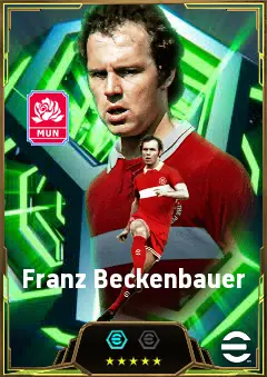 Franz Beckenbauer eFootball 2026 player card, 87 OVR CB