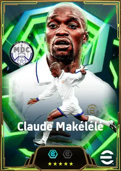 Claude Makélélé eFootball 2026 player card, 87 OVR DMF