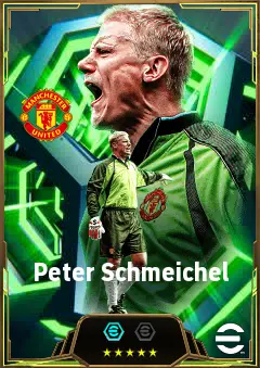 Peter Schmeichel eFootball 2026 player card, 87 OVR GK