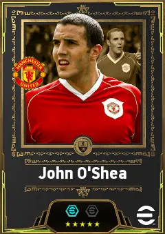 John O'Shea eFootball 2026 player card, 85 OVR DMF