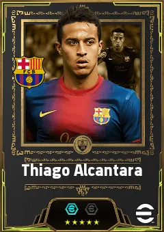 Thiago Alcantara eFootball 2026 player card, 85 OVR CMF