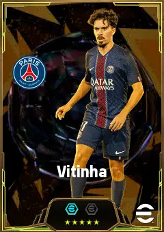 Vitinha eFootball 2026 player card, 86 OVR DMF