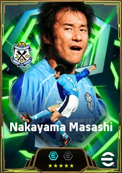 Nakayama Masashi eFootball 2026 player card, 83 OVR CF