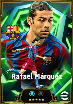 Rafael Márquez eFootball 2026 player card, 86 OVR CB