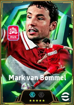 Mark van Bommel eFootball 2026 player card, 83 OVR DMF