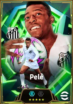 Pelé eFootball 2026 player card, 89 OVR SS